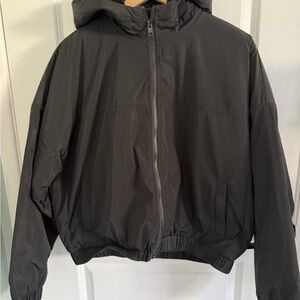 Aritzia TNA Black Zip Jacket